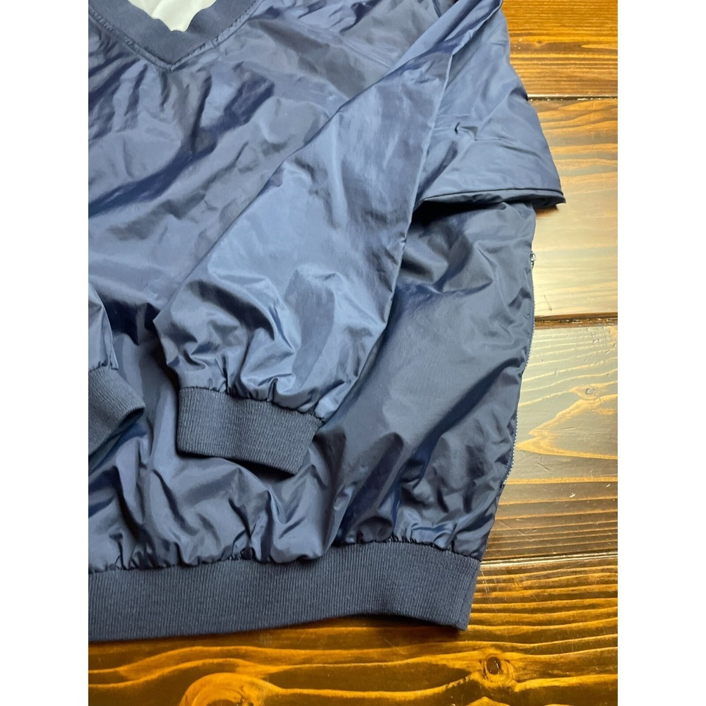 Totes Jacket, Men's Size Large, Blue, Pullover, Windbreaker, V-neck, Long Sleeve - Picture 2 of 7